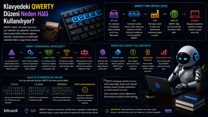 Klavyedeki QWERTY Düzeni Neden Hâlâ Kullanılıyor?